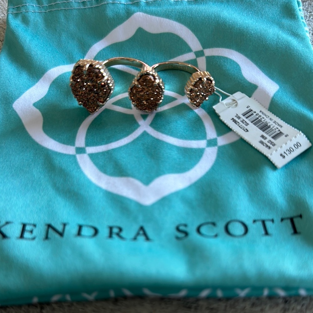 Kendra Scott Gold Druzy Ring